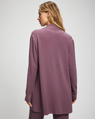 Ultrasoft Fleece Cardigan - PURPLE FLINT | Soma discount