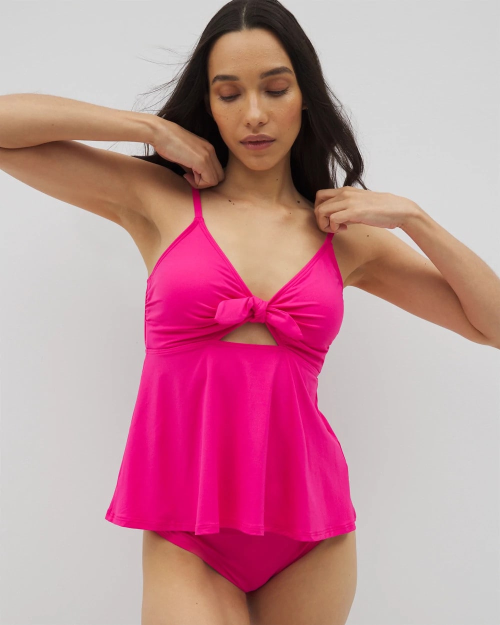 Soma Swim Flyaway Tankini Top - CAMELLIA ROSE | Soma near me
