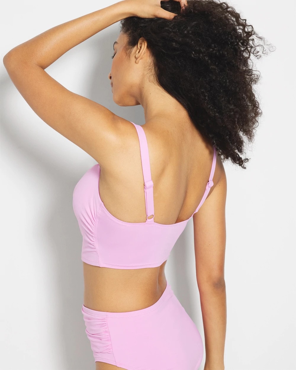 V-Wire Cropped Bikini Top - META MAUVE | Soma Online