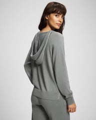 Cotton Sweater Hoodie - SEDONA SAGE | Soma outlet