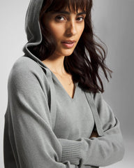 Cotton Sweater Hoodie - SEDONA SAGE | Soma outlet