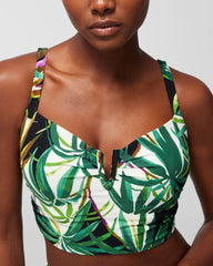 V-Wire Cropped Bikini Top - BUNGALOW PALMS MINI IVORY | Soma for sale