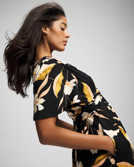 Pamilla Midi Bra Dress - MYSTIC BLOOMS DRAMA BLACK | Soma on sale