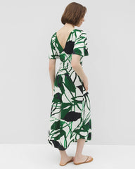 Pamilla Midi Bra Dress - INKY LEAVES GRAND COCONUT | Soma Online