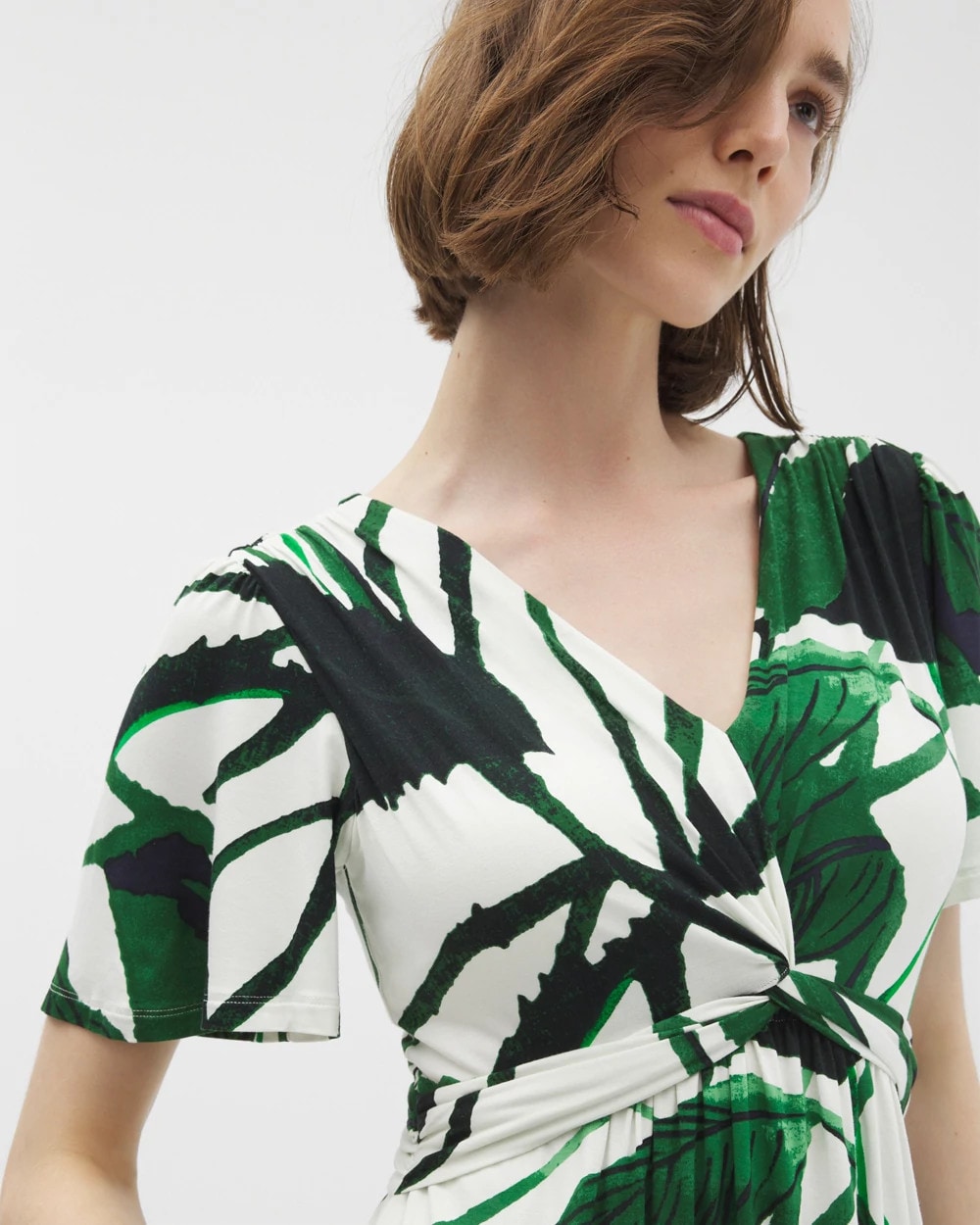 Pamilla Midi Bra Dress - INKY LEAVES GRAND COCONUT | Soma Online