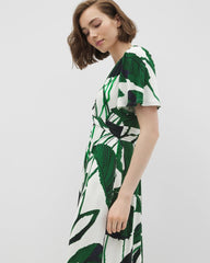 Pamilla Midi Bra Dress - INKY LEAVES GRAND COCONUT | Soma Online