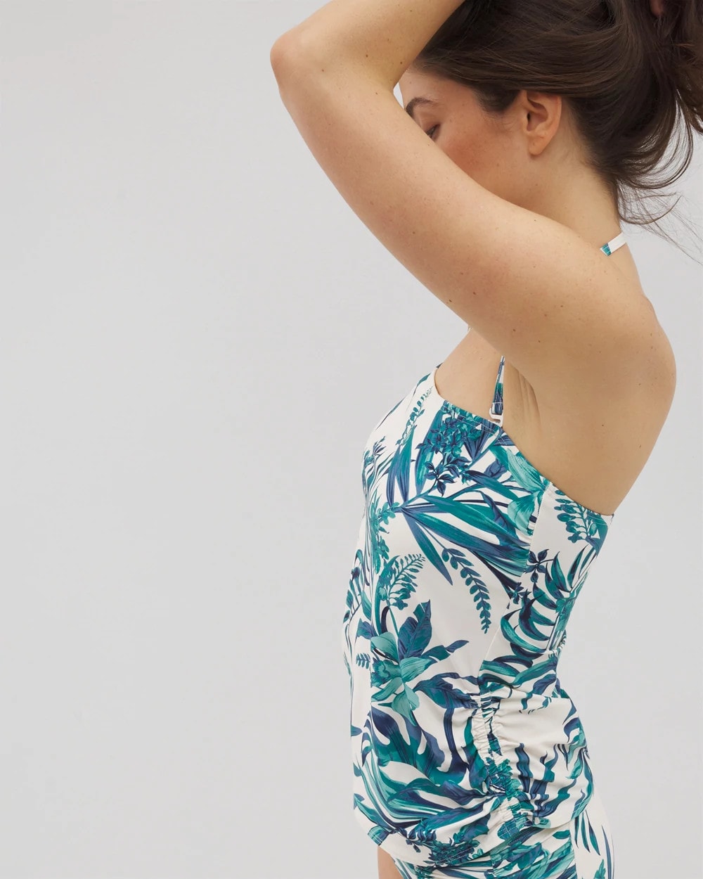 Bandeau Tankini Top - PALM PERFECT COCONUT | Soma Online