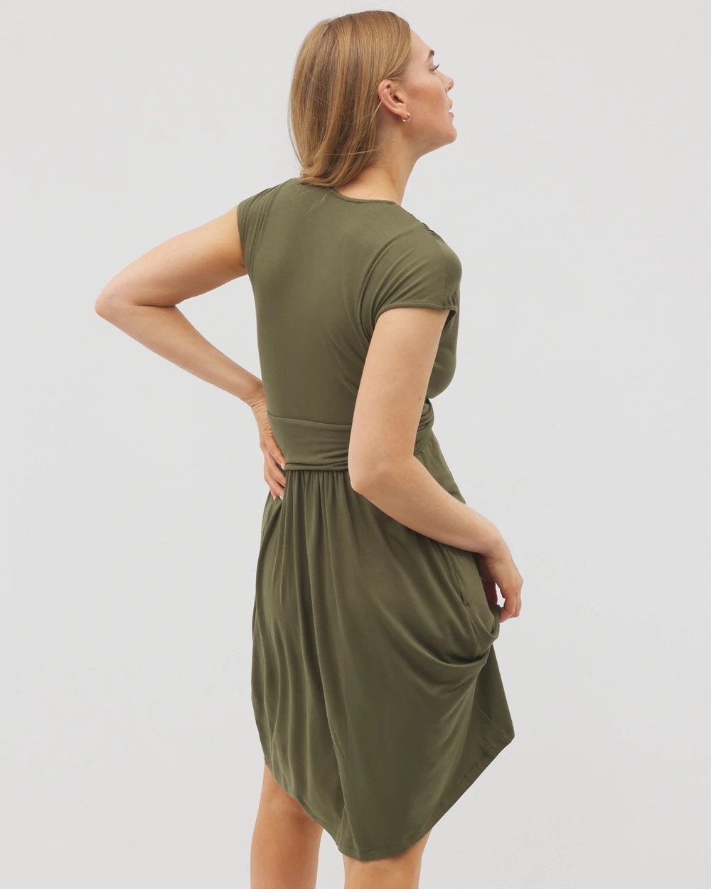 Twist Short Bra Dress - OLIVE NIGHT | Soma sale