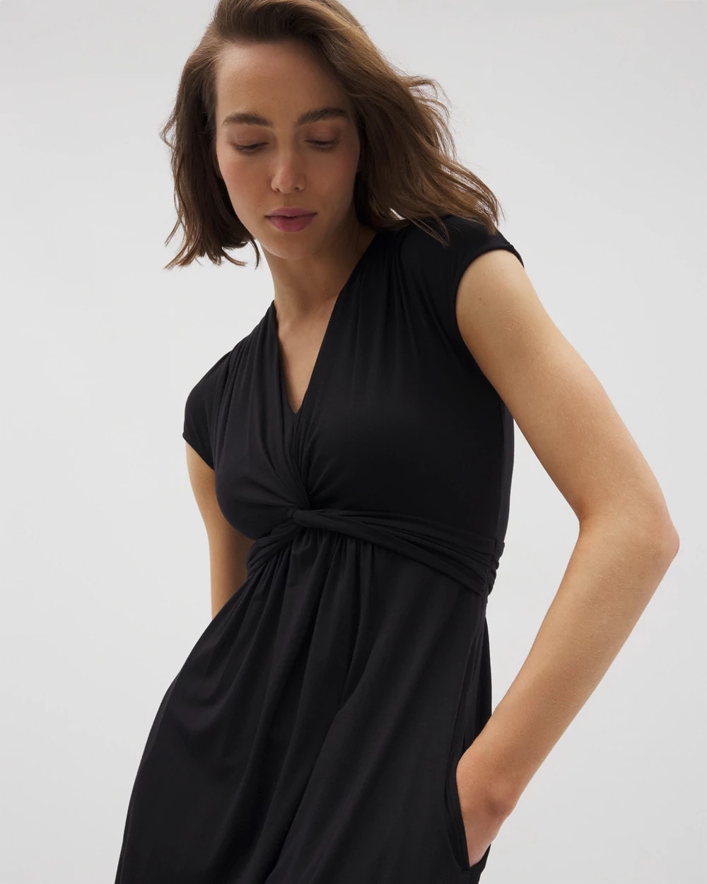 Twist Short Bra Dress - BLACK | Soma discount