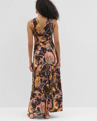 Goddess Tiered Maxi Dress - PARROT-DISO PLUME G FR | Soma near me