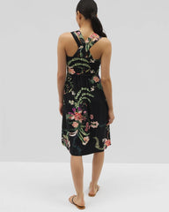 Cross Back Strap Bra Dress - PARADISE PLUMES DRAMA G B | Soma discount