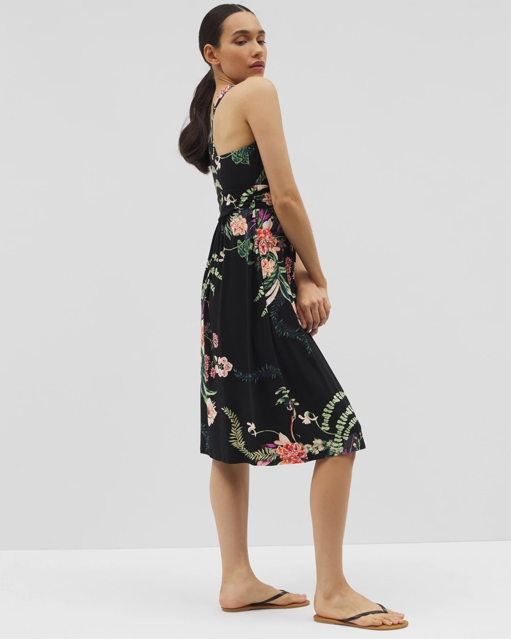 Cross Back Strap Bra Dress - PARADISE PLUMES DRAMA G B | Soma discount