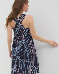 Cross Back Strap Bra Dress - SO RELEAFED GRAND NAVY | Soma outlet