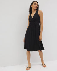 Cross Back Strap Bra Dress - BLACK | Soma near me