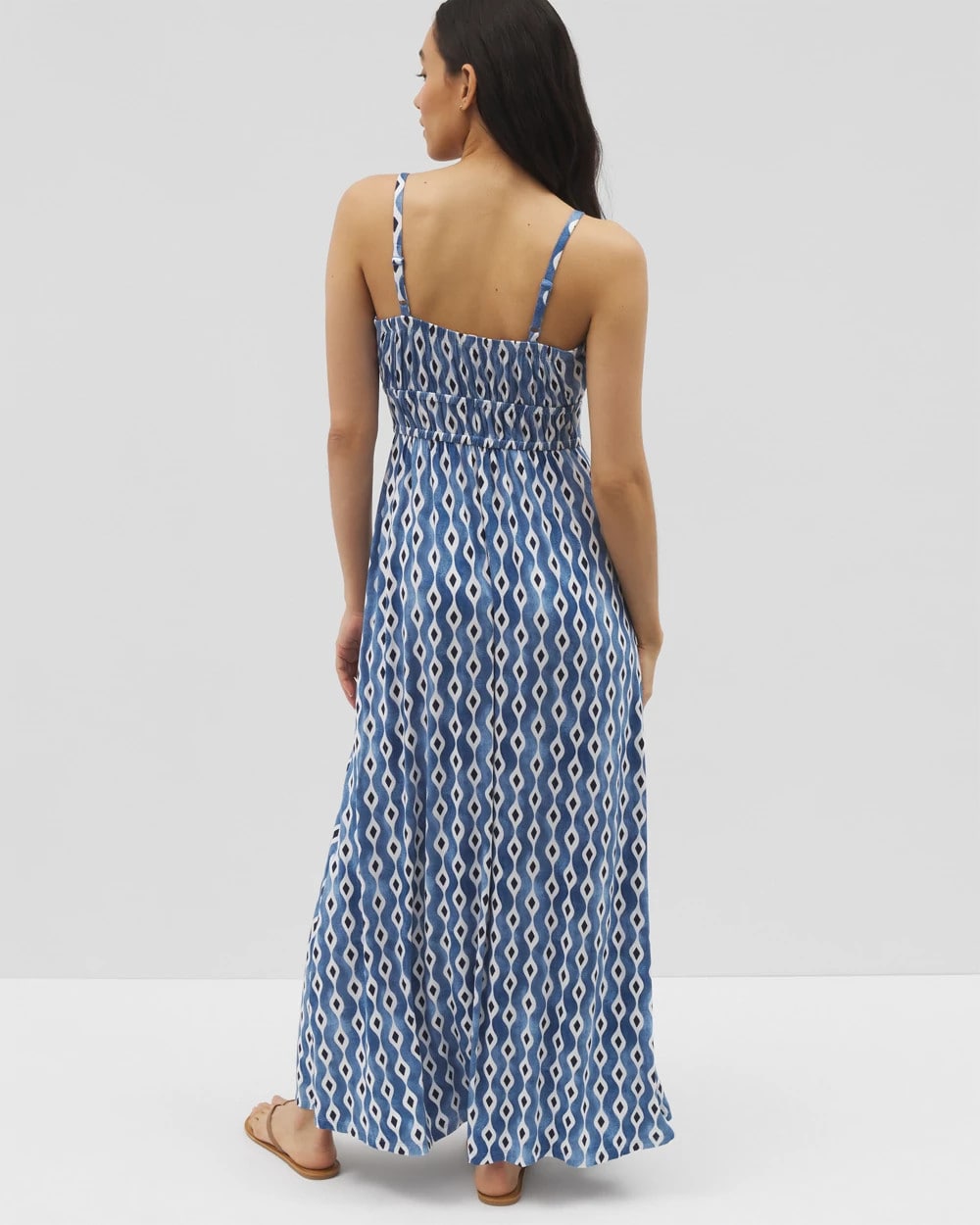 Paradiso Maxi Bra Dress - REVERIE GEO COCONUT | Soma on sale