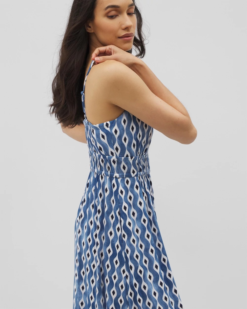 Paradiso Maxi Bra Dress - REVERIE GEO COCONUT | Soma on sale