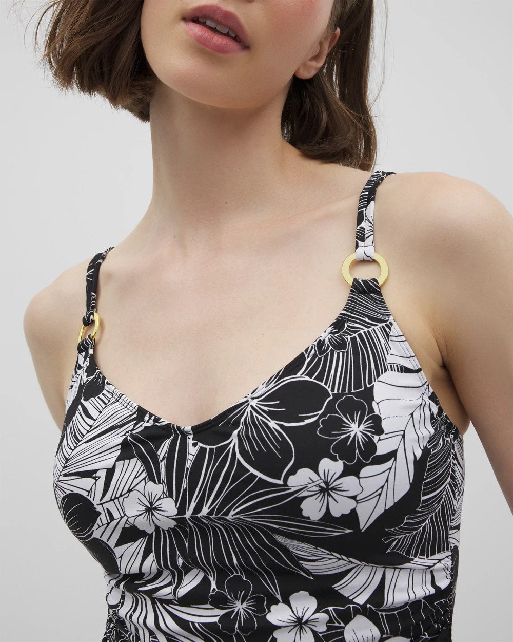 Scoop Neck Tankini - BLACK | Soma sale