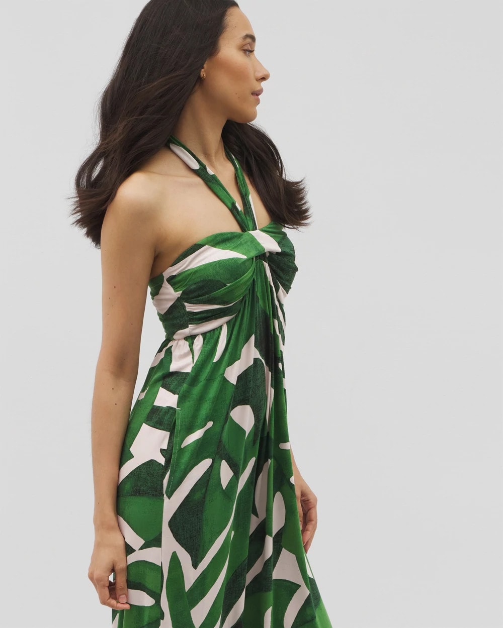 Retreat Maxi Bra Dress - TROPICAL BREEZE G PALM | Soma near me