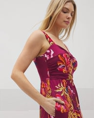Bahia Maxi Bra Dress - SUNRISE FLORA RED BEAUTY | Soma discount