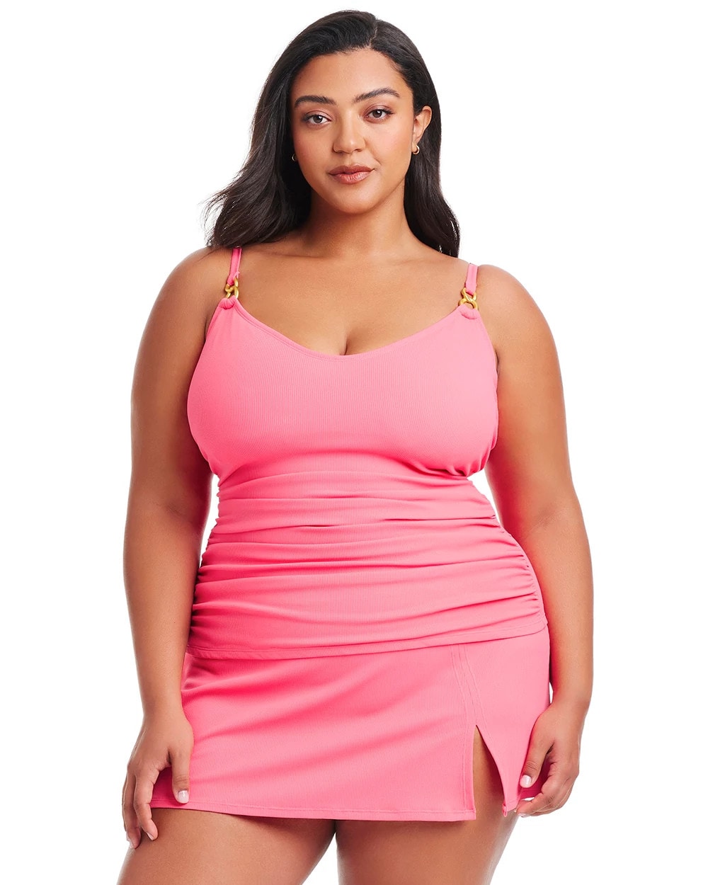 Pique Ole V-Neck Tankini - BARDOT BLUSH | Soma Online