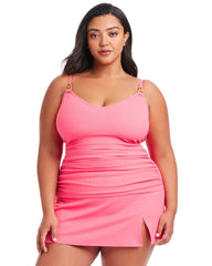 Pique Ole V-Neck Tankini - BARDOT BLUSH | Soma Online