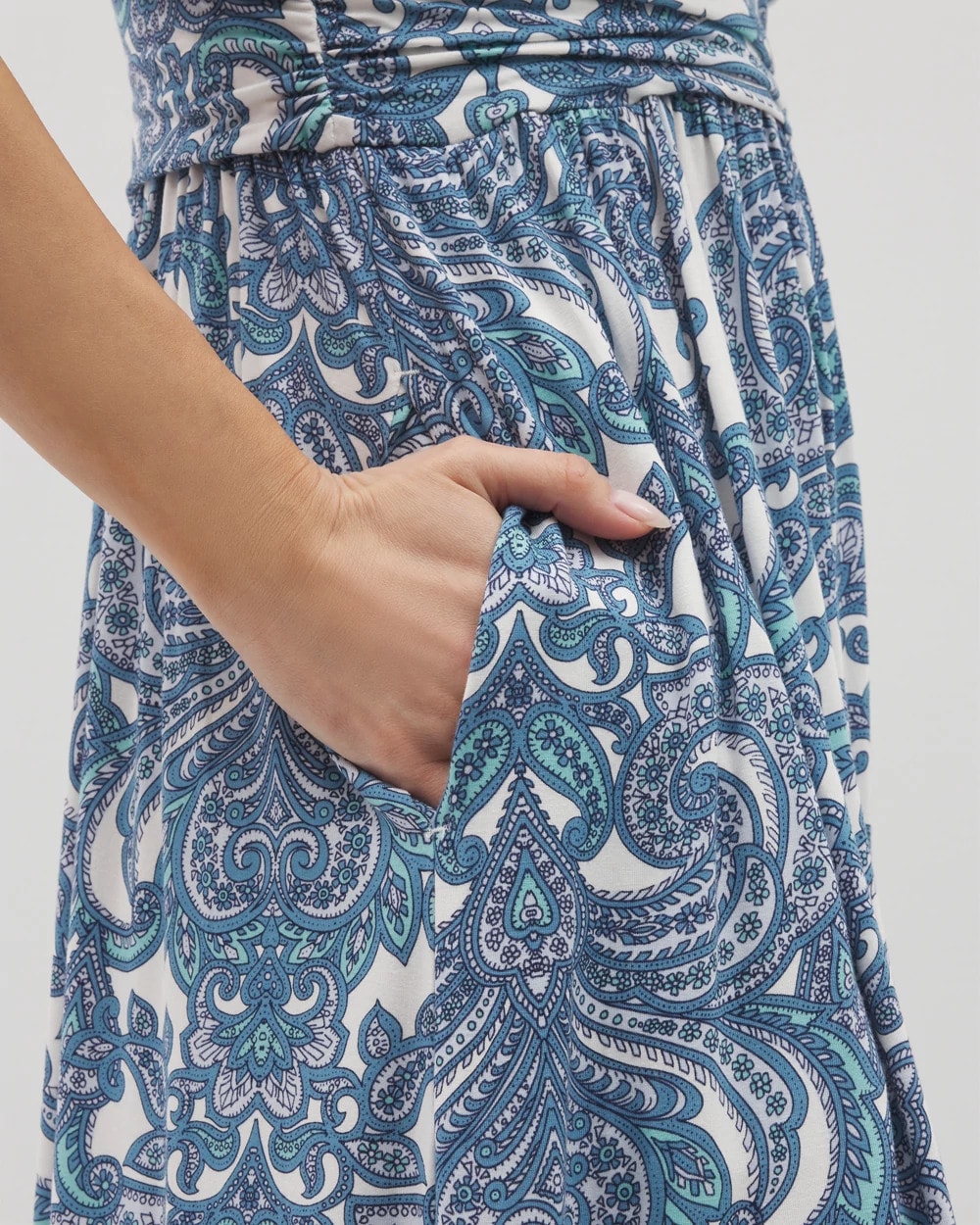 Goddess Midi Bra Dress - SHOW OFF PAISLEY COCONUT | Soma for sale