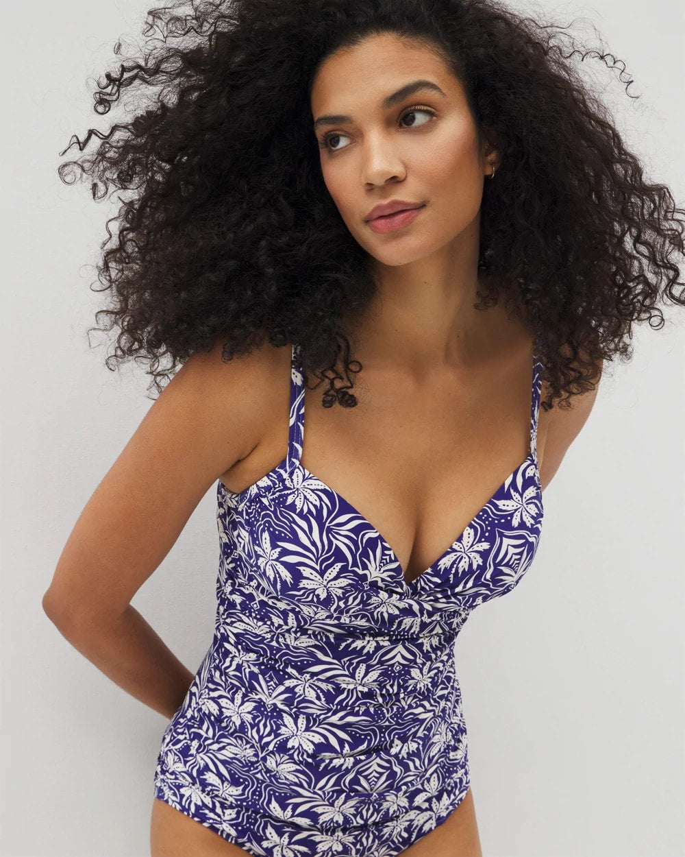 Twist Tankini Top - TROPIC TILES TRUE BLUE | Soma for sale