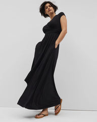 Serenity Maxi Bra Dress - BLACK | Soma discount
