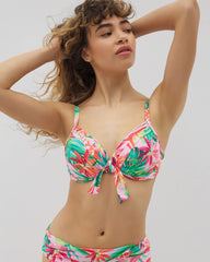 Everything Under the Sun Tie Front Bikini - MULTI | Soma on sale