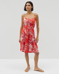 Paradiso Short Bra Dress - PALM PERFECT G GOJI BERRY | Soma for sale