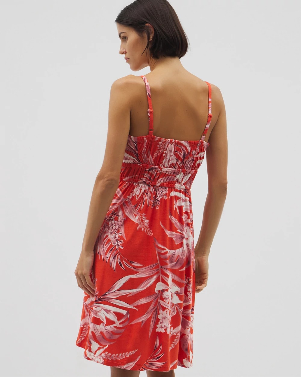 Paradiso Short Bra Dress - PALM PERFECT G GOJI BERRY | Soma for sale