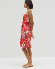 Paradiso Short Bra Dress - PALM PERFECT G GOJI BERRY | Soma for sale