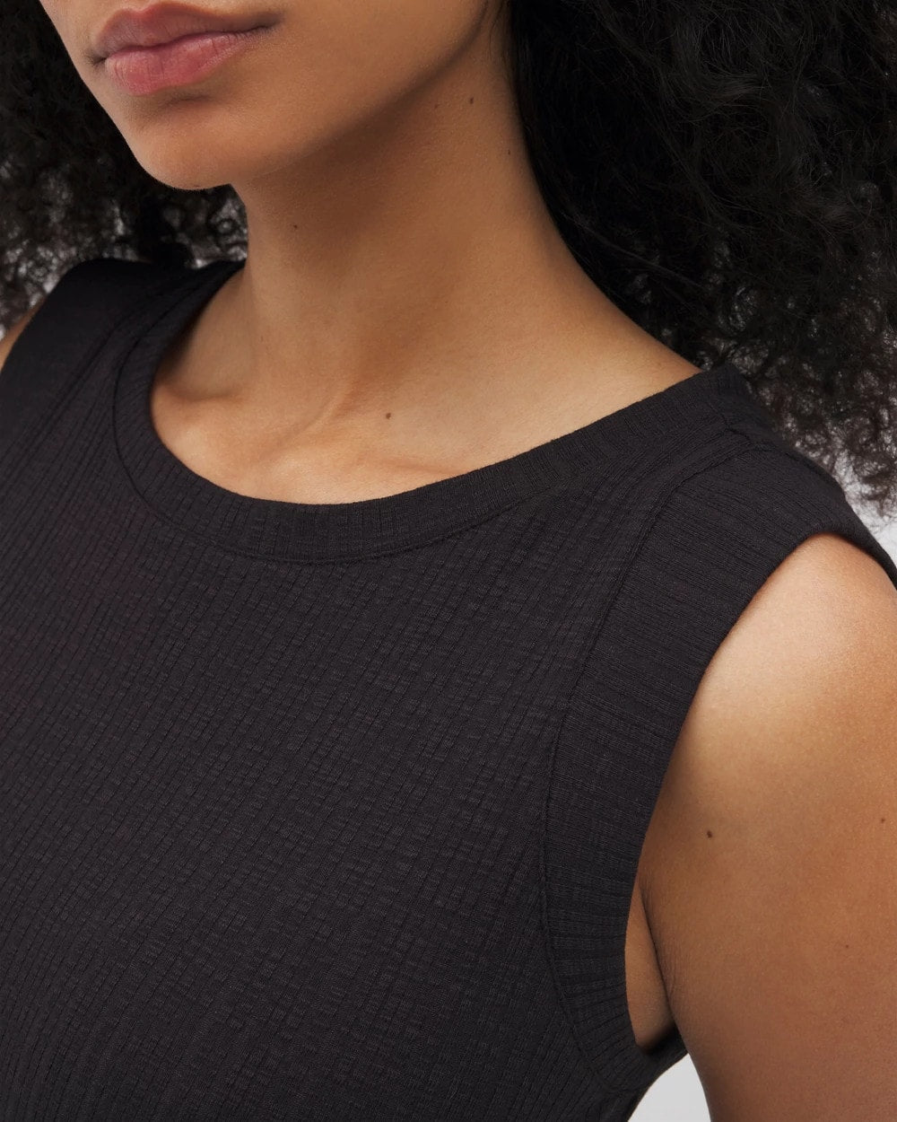 Rib Lounge Short Dress - BLACK | Soma discount