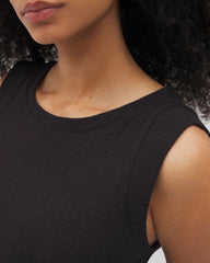 Rib Lounge Short Dress - BLACK | Soma discount