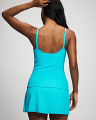Pique Ole Skirted Swim Bottom - WATERFALL | Soma for sale