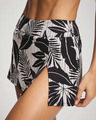Island Time High-Waist Skirted Bottom - BLACK | Soma on sale