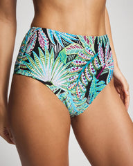 Sea Life High-Waist Swim Bottom - BLACK MULTI | Soma on sale
