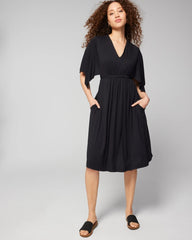 Flutter Sleeve Short Bra Dress - BLACK | Soma sale