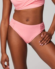 Ruched Bikini Bottoms - SHELL PINK | Soma near me