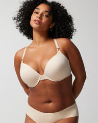Push-Up Plunge Bra with Lace - PALE SAND | Soma on sale