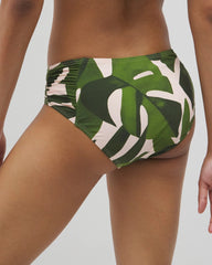 Soma Swim Ruched Bikini Bottoms - TROPICAL BREEZE MID PALM | Soma sale