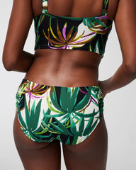 Ruched Bikini Bottoms - BUNGALOW PALMS MINI IVORY | Soma near me