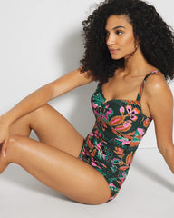 Ruched Side Bikini Bottom - PARROT-ISE LUSH EMERALD | Soma sale