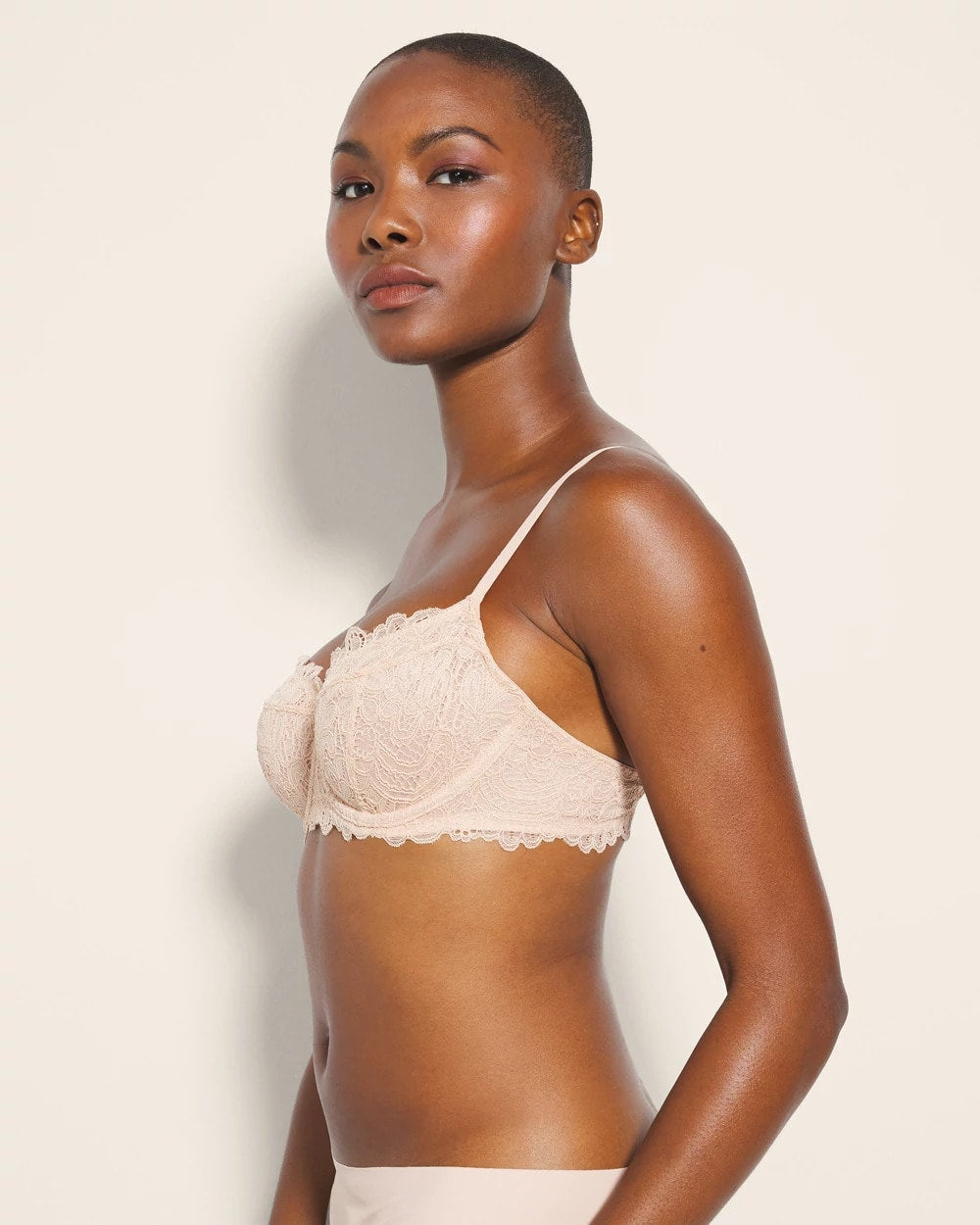 Soma Balconette Unlined Bra with Lace - HUSH | Soma discount