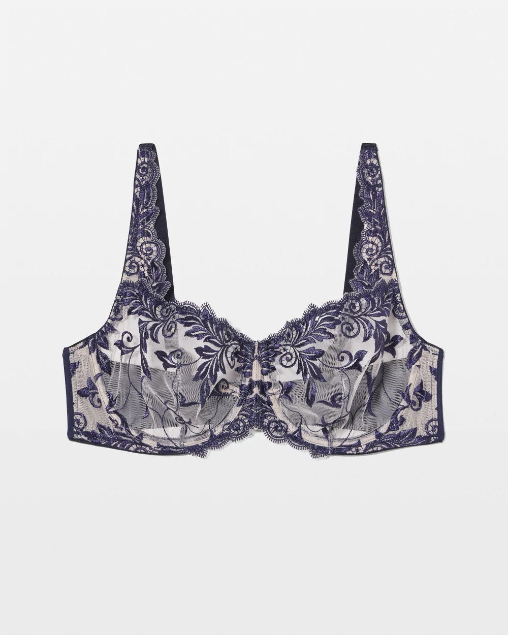Unlined Bra - PALE SAND W NAVY | Soma near me