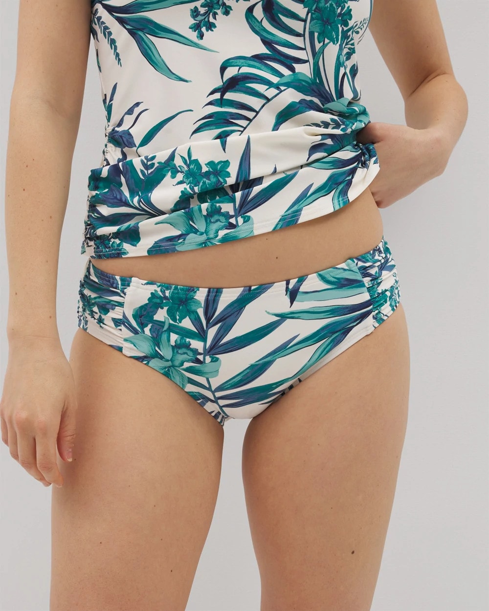 Ruched Side Bottom - PALM PERFECT COCONUT | Soma on sale