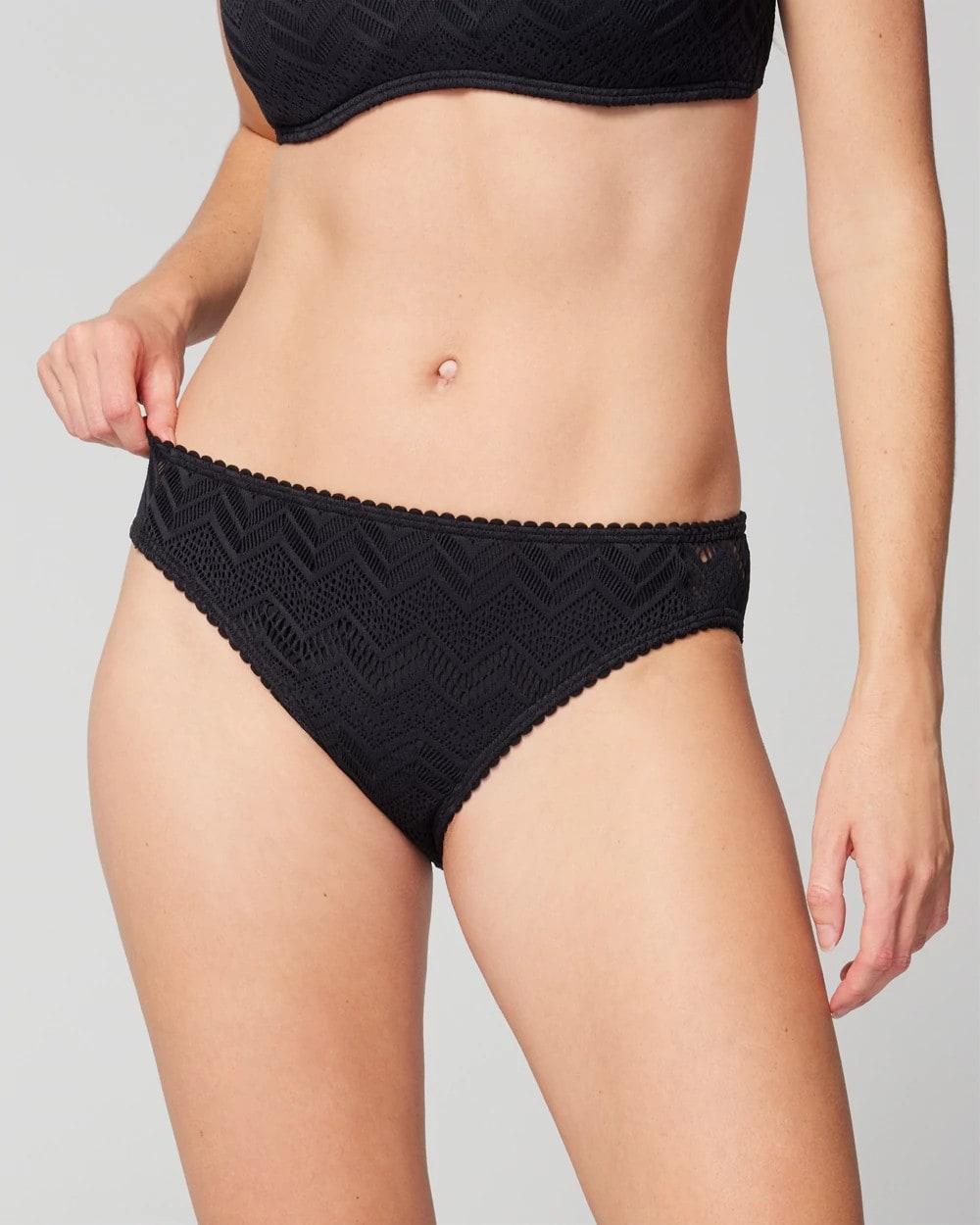 Crochet Hipster - BLACK | Soma discount