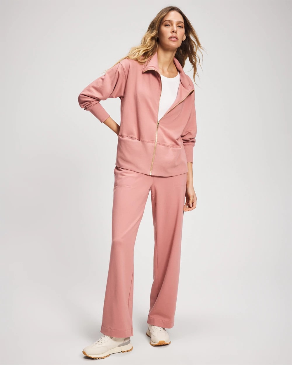 Essential Terry Jacket - CINDER ROSE | Soma Online