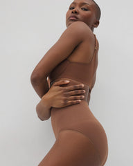 Mid-Level Shaping Seamless Brief - CINNAMON LATTE | Soma sale