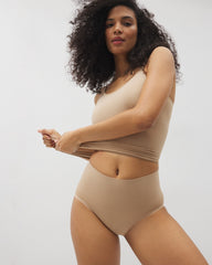 Mid-Level Shaping Seamless Brief - WARM AMBER | Soma discount